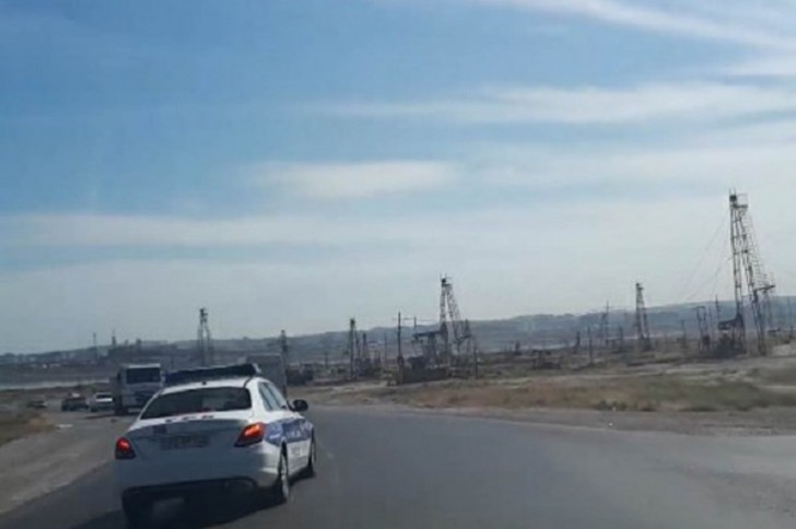 Bakıda yol polisi qaydanı pozaraq təhlükə yaradıb -