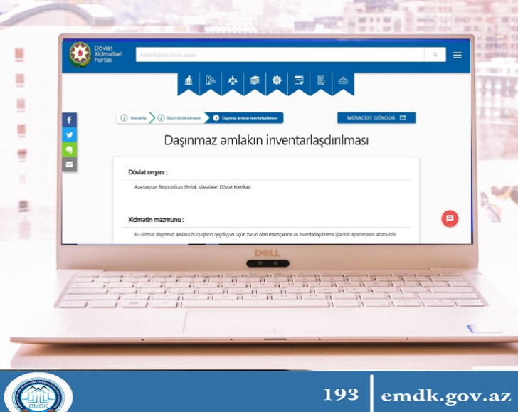 Daşınmaz əmlakın inventarlaşdırılması: xidmət elektron formada da göstərilir