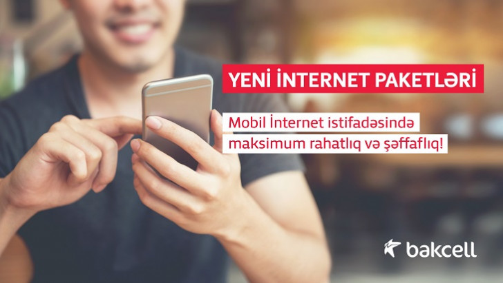 "Bakcell"dən tamamilə yeni İnternet paketləri