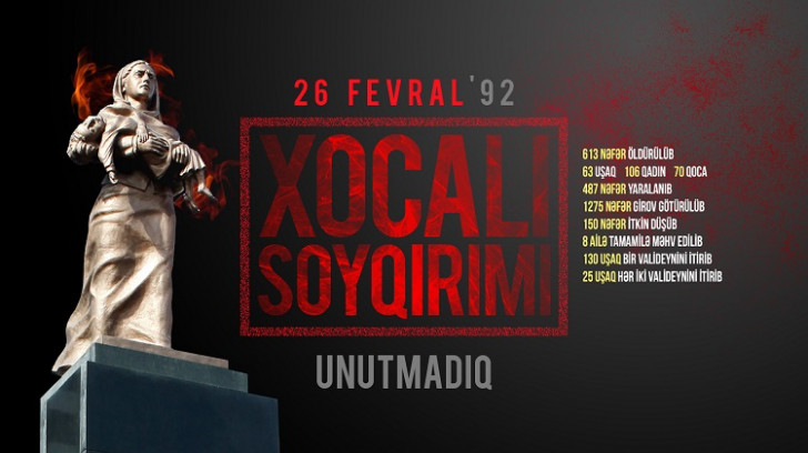 Xocalı soyqırımından 28 il ötür