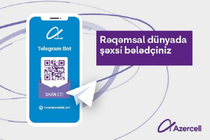 Azercell “Telegram Bot” - rəqəmsal dünyada yeni bələdçiniz!