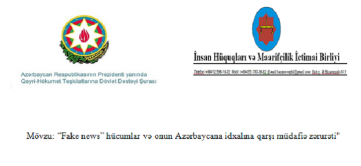 İnsan Hüquqları və Maarifçilik İctimai Birliyi birinci onlayn müzakirəsini keçirib