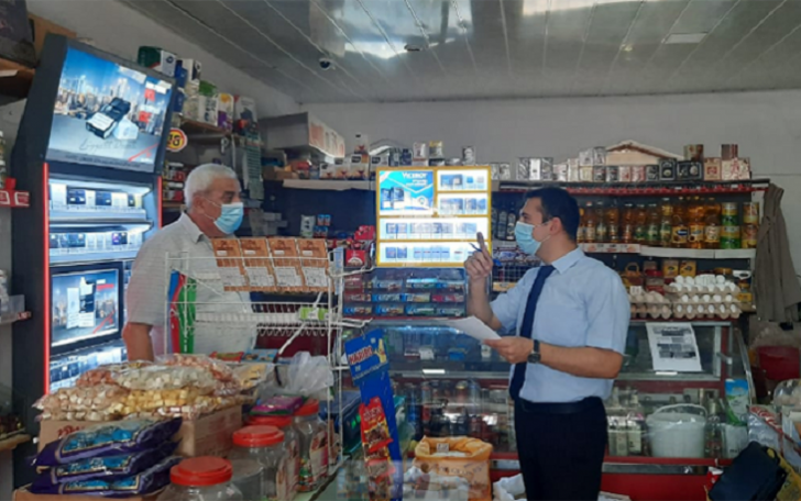 “Araz supermarket”in mağazalarında qaydalar pozuldu -