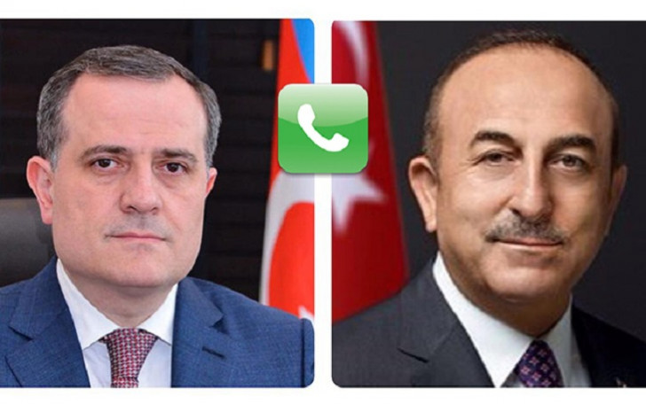 Ceyhun Bayramovla Çavuşoğlu arasında telefon danışığı olub