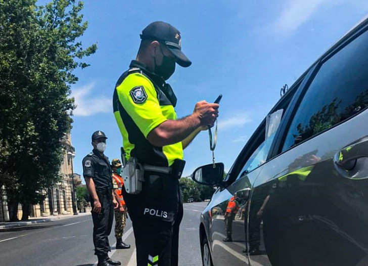 Yol polisi karantin qaydalarını pozan daha 757 nəfəri cərimələdi