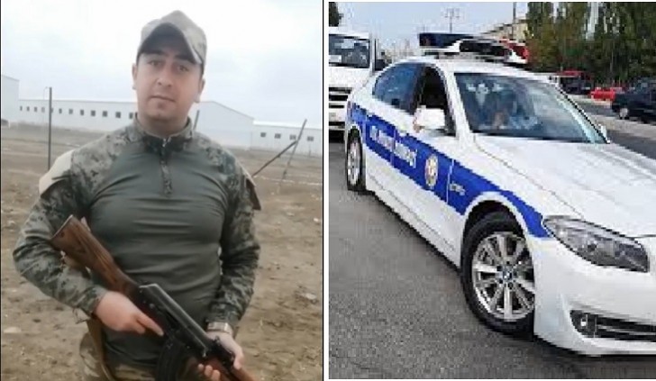 Ön cəbhəyə könüllü yollanan  yol polisi əməkdaşını siz də tanıyın -