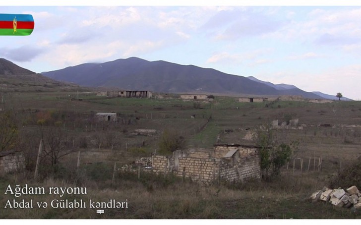 İşğaldan azad olunmuş Abdal və Gülablı kəndlərinin görüntüləri