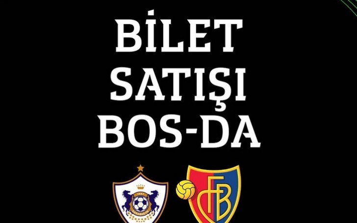 "Qarabağ" - "Bazel" matçının biletləri BOS-da da satılır