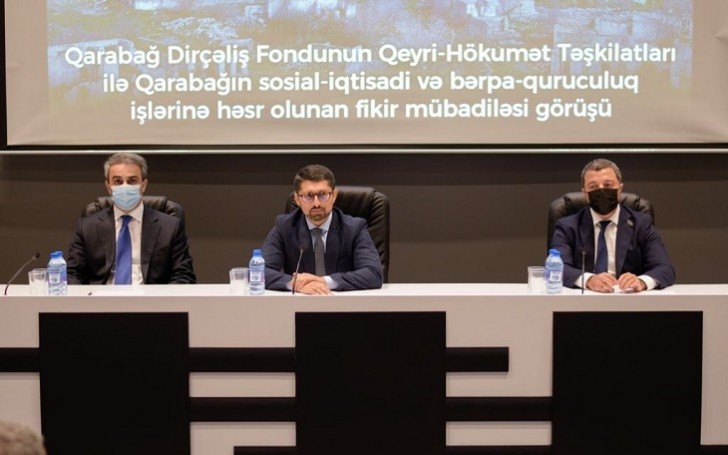 Qarabağ Dirçəliş Fondu Qeyri-Hökumət Təşkilatlarının nümayəndələri ilə görüşüb