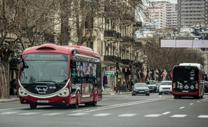 Marşrut avtobusları şənbə-bazar adi rejimdə fəaliyyət göstərəcək