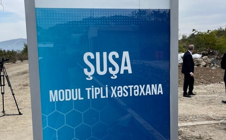 Şuşadakı modul tipli xəstəxanada göstəriləcək tibbi xidmətlər açıqlanıb