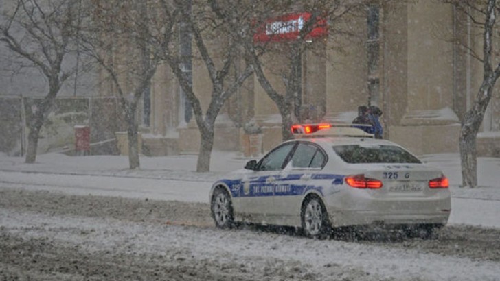 Bakıda yol polisi gücləndirilmiş iş rejiminə keçir