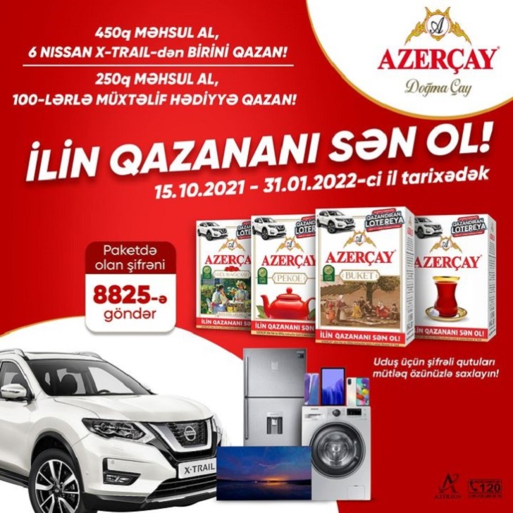 “Azerçay” tərəfindən keçirilən lotereyanın növbəti qalibləri məlum oldu -