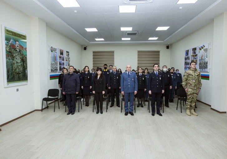 Gömrük Akademiyasında “Xocalıya Zəfərlə” adlı anım tədbiri keçirilib