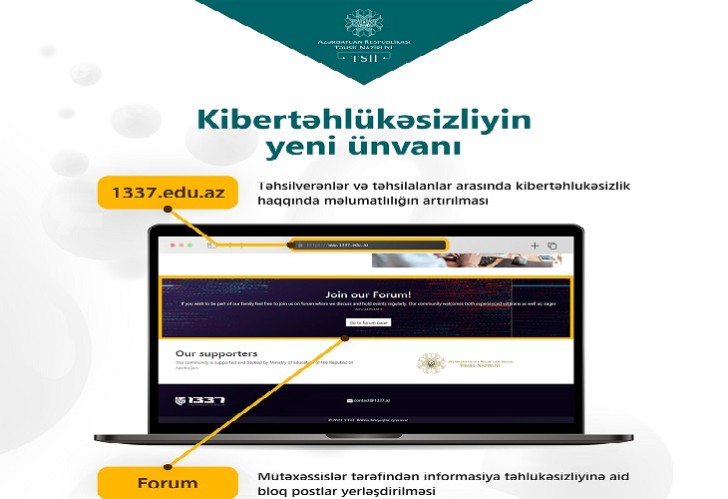 Kibertəhlükəsizlik üzrə yeni təhsil resursu istifadəyə verilib