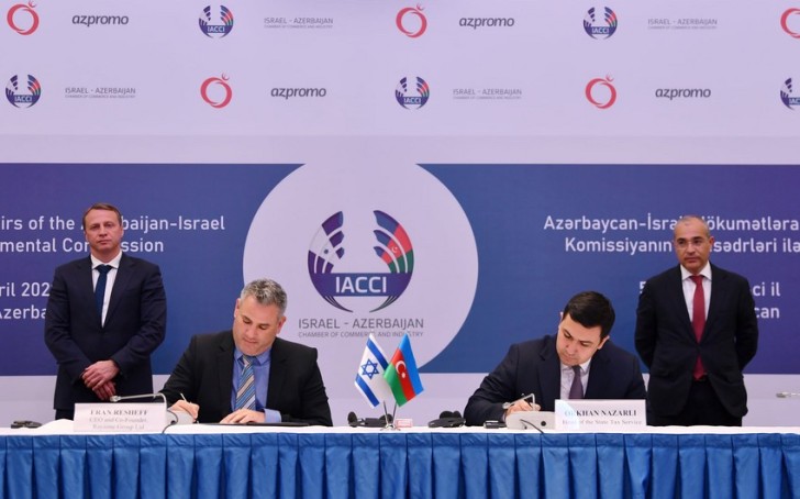 Azərbaycan və İsrail arasında sənədlər imzalanıb