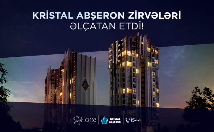 Zirvəyə açılan qapı – SkyHome yaşayış kompleksi!