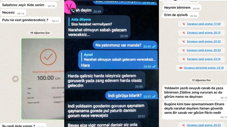 “Whatsapp”da minlərlə insanı aldadıb pullarını ələ keçirən şəxslər saxlanıldı -