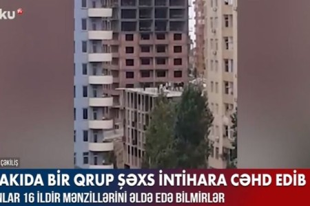 Bakıda bir qrup şəxs intihara cəhd etdi –