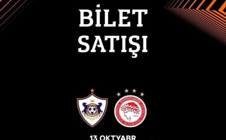 "Qarabağ"ın "Olimpiakos"la ev oyununa cəmi 300 bilet qalıb