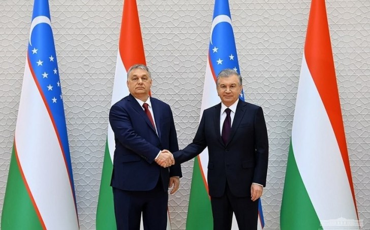 Mirziyoyev və Orban birgə investisiya layihələrinin həyata keçirilməsini müzakirə ediblər