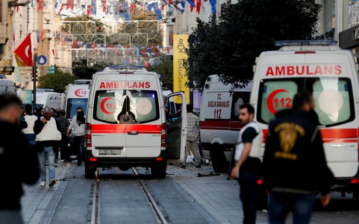 İstanbulda partlayış olub, xəsarət alanlar var