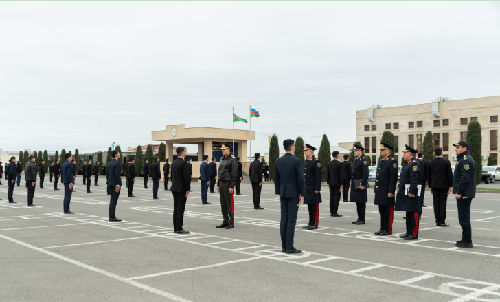 Daha 30 veteran və 1 şəhid ailəsinin üzvü polis orqanlarında xidmətə qəbul olunub