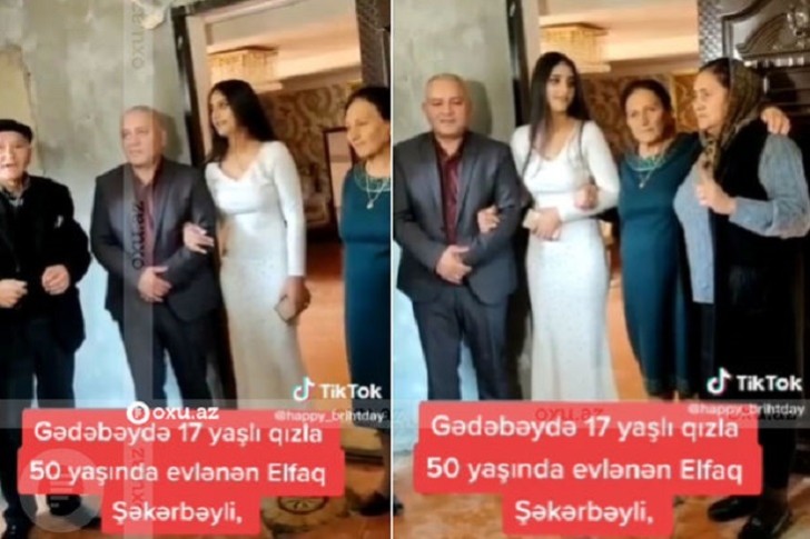 Azərbaycanda 17 yaşlı qız dörd dəfə boşanan kişiyə ərə verilir