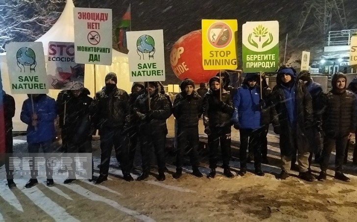 Qar yağmağına baxmayaraq, Xankəndi-Laçın yolunda aksiya 29 gündür davam edir