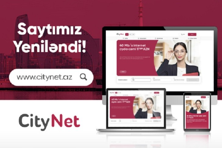 “CityNet" yeni internet saytını istifadəyə verdi