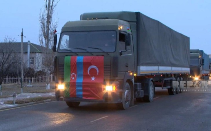 Naxçıvandan Türkiyəyə ilkin olaraq 12 TIR yola düşüb