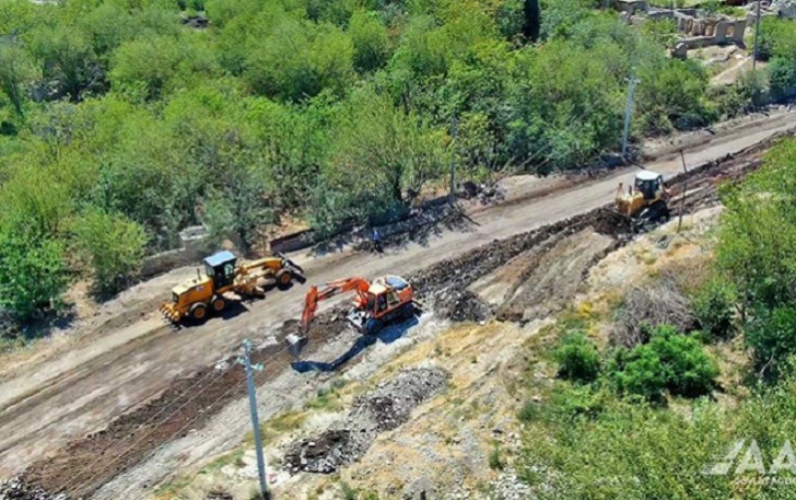 Şərqi Zəngəzurda yol təmirinə başlanılıb