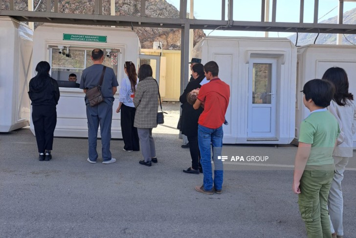 Qarabağda yaşayan erməni sakinlərin “Laçın” sərhəd-buraxılış məntəqəsindən sərbəst keçidi davam edir