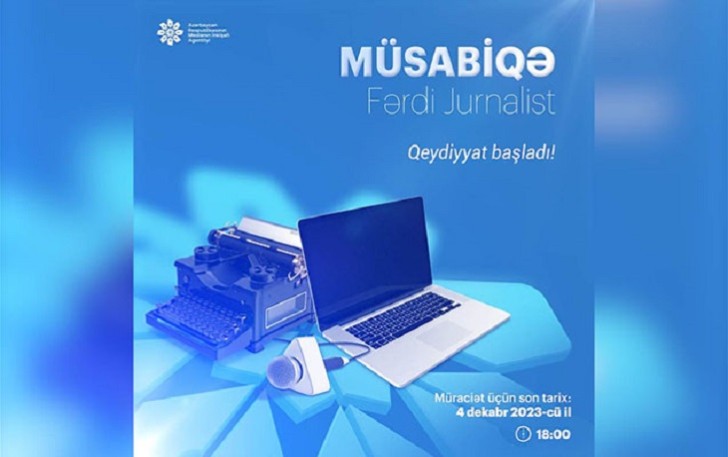 MEDİA jurnalistlər üçün müsabiqə elan etdi