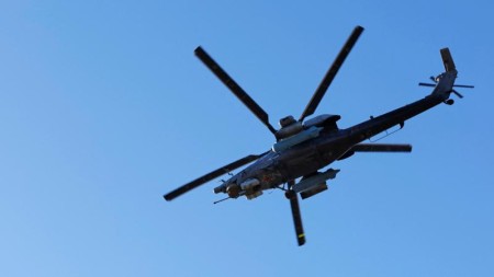 Rusiyada hərbi helikopter qəzaya uğrayıb