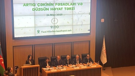Bakıda "Artıq çəkinin fəsadları və düzgün həyat tərzi" adlı konfrans keçirilir