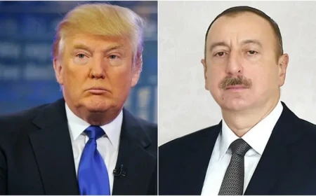 İlham Əliyev Donald Trampa təşəkkür etdi