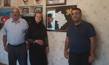 Emin Tarverdiyev şəhid Firuz Qureşlinin ailəsini ziyarət etdi -