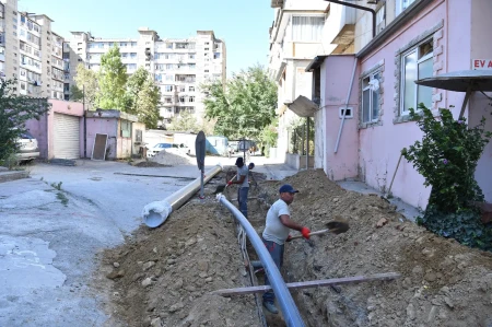 Yasamalda içməli su və kanalizasiya xidmətləri təkmilləşdirilir -