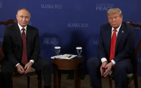 Putinlə Tramp arasında Ankoricdə görüş başladı - YENİLƏNİR