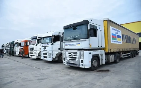 Azərbaycandan Ukraynaya növbəti humanitar yardım göndərildi