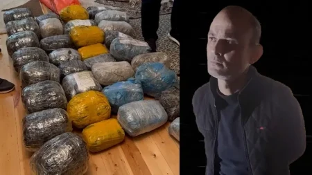Bakı və Abşeron rayonunda narkotiklərin satışını təşkil edən şəxs 47 kq marixuana ilə saxlanıldı