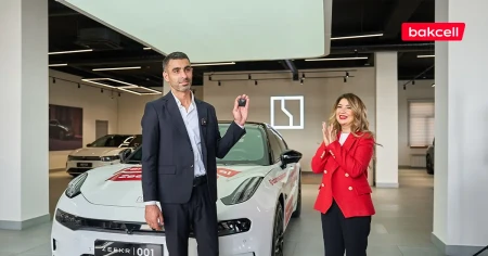 "Bakcell" lotereyasında ilk “Zeekr 001” qalibə təhvil verildi!