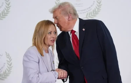 Tramp Melonini “gözəl qadın” adlandırdı