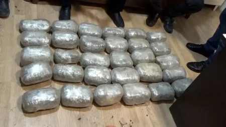 62 kiloqram narkotik vasitə dövriyyədən çıxarılıb