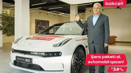 "Bakcell"in lotereyasında növbəti lüks avtomobil uduldu!