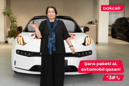 "Bakcell" abunəçisi 6-cı lüks avtomobili qazandı!