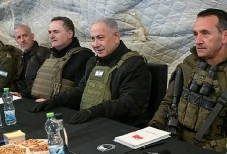 İsrailin hərbi-siyasi rəhbərliyi Netanyahunun başçılığı ilə Suriyaya səfər edib