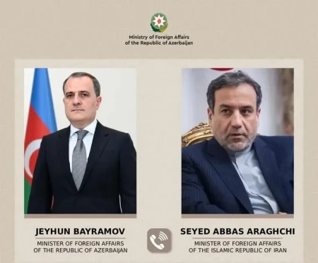 Ceyhun Bayramovla Abbas Əraqçı arasında telefon danışığı olub