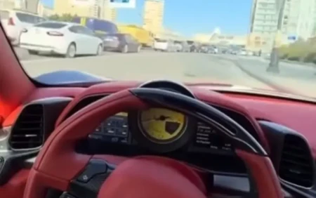 Bakıda “Ferrari” qaydaları belə pozdu -
